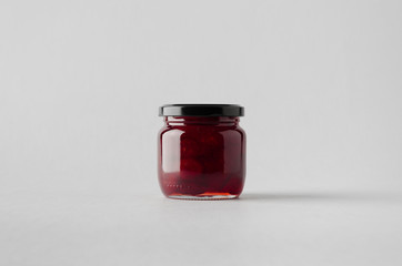 Cherry Jam Jar Mock-Up