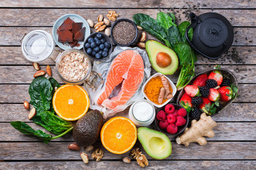 Stress, anxiety, depression, chronic fatigue relieving reducing food