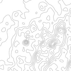 Contour vector illustration. Abstract topographic map background. Geography scheme.