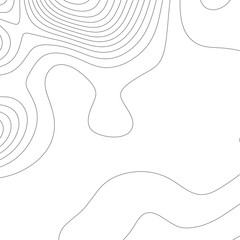 Contour vector illustration. Abstract topographic map background. Geography scheme.
