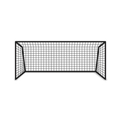 Football soccer goal icon. Vector
