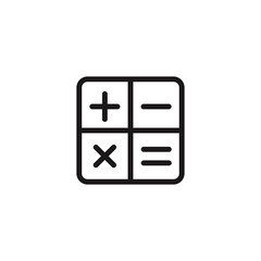 Calculator vector icon.