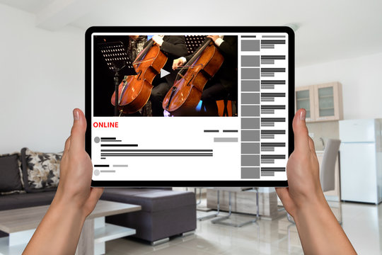 Online Concert Of Classical Music.