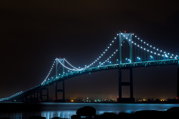 bridge at night