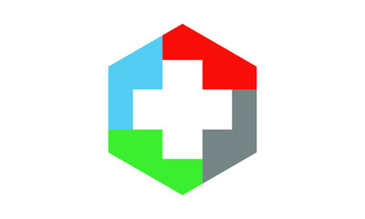 house with cross isolated on white