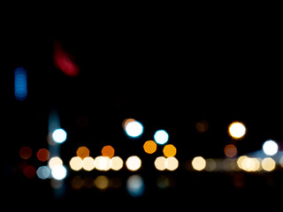 Colorful defocused bokeh color lights abstract background.