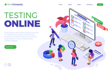 Online Survey Questionnaire Form or Test