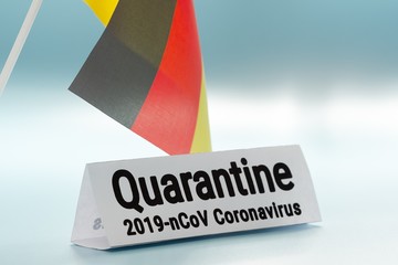 Quarantine sign virus pandemic coronavirus,  disease.