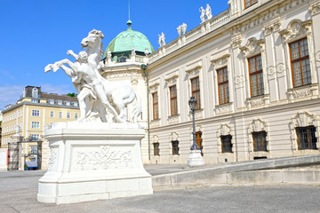 Fototapeta na wymiar Belvedere Palace - Vienna, Austria