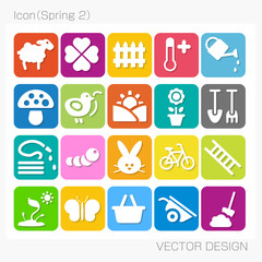 アイコン・春（Spring 2）Vector Design