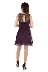 woman dress shot in studio