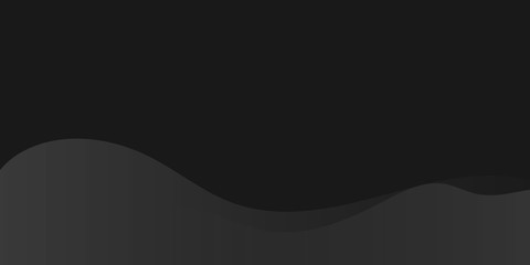 Vector Illustration Modern Black Abstract Presentation Design Geometric Wave Curve Background