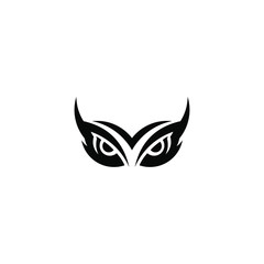 owl eyes inspiration logo design vector download