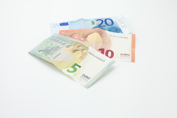 Obraz na płótnie Canvas Euro Banknotes