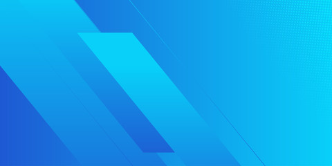 Blue presentation background with corporate and business concept. Vector illustration with shiny light diagonal shape.