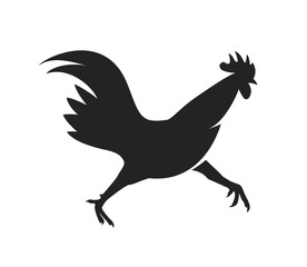 Rooster, Chicken Logo Vector Template Design Illustration