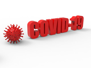 3D rendering - Covid-19 crisis