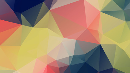 Abstract Color Polygon Background Design, Abstract Geometric Origami Style With Gradient