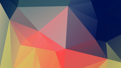 Abstract Color Polygon Background Design, Abstract Geometric Origami Style With Gradient
