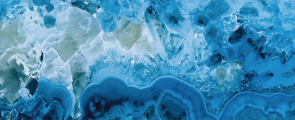 blue aqua marble rock texture background