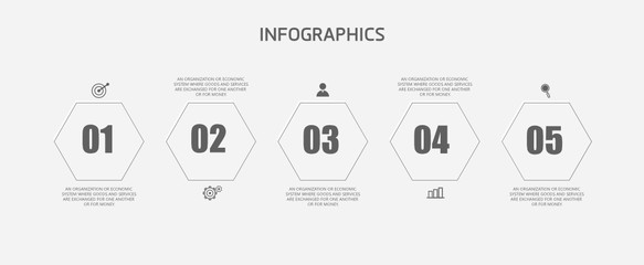 diagram Business and Education By Step 5 Stepsdesign  vector illustration