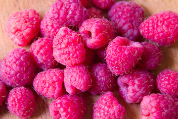 fresh raspberries background