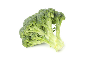 Broccoli isolated on white background. Fresh vegetable