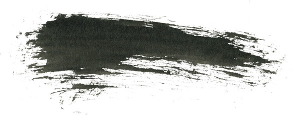 Brush paint strokes. Texture brushes and modern grunge brush lines. Ink brush artistic design element for frame design. Isolated elements set. Rough smears and stains