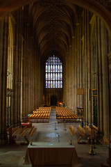 The old cathedral in Canterbury