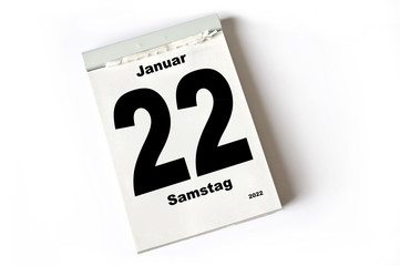 22. Januar 2022