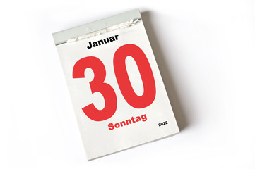 30. Januar 2022