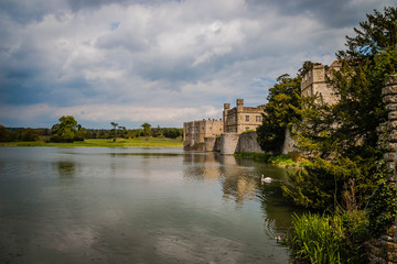 Old castle in Kent, South England