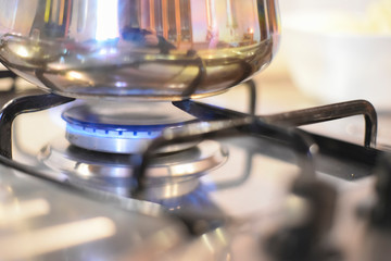 Stove in the Kitchen Used to Cook