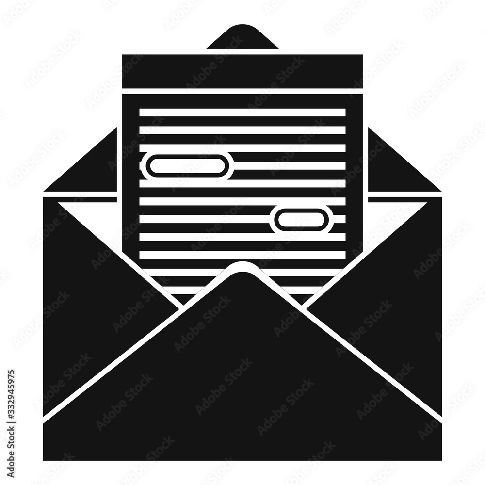 Poster article editor icon. simple illustration of article editor vector icon for web design isolated on wh
