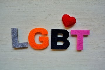 Rainbow flag background of LGBT alternative sex on the old vintage wood scene. Love is love.pride,...