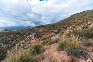 mountainous landscapes near Ugijar (Granada)


