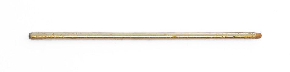 golden magic wand on a white background