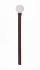 wooden magic wand on a white background