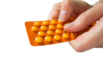 Tablets, pills, vitamins for health