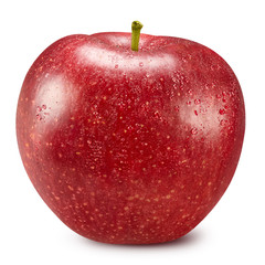 Red apple isolated on white
