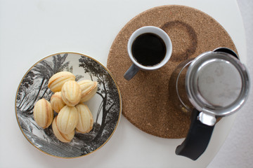 Frühstück mit Kaffee