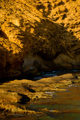 montaña amarilla view in la graciosa, canary islands