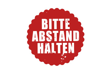 Bitte Abstand Halten