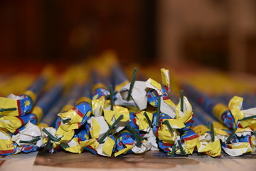 Roman Unexploded Candles at 4th of July 