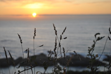 Fototapeta premium sunset on the Atlantic ocean