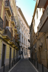 Fototapeta na wymiar Foggia Buildings and Streets by Morning