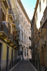 Naklejka na ściany i meble Foggia Buildings and Streets by Morning
