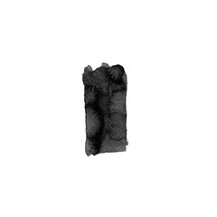 Ink geometric shape. Brush paint strokes. Texture brushes and modern grunge brush lines. Ink brush artistic design element for frame design. Isolated element.