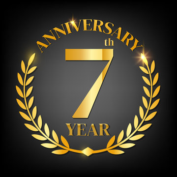 7th golden anniversary logo,