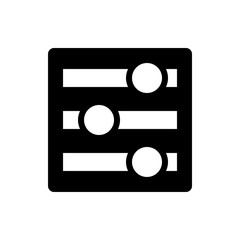 Webpage Vector Colour With Glyph Icon Illustration